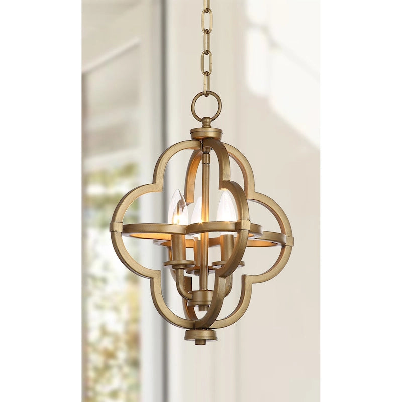 SAFAVIEH Lighting Contina Adjustable 3-Light Gold Orb Pendant - 12.25 x12.25 x16 -88  - 12Wx12Dx88H