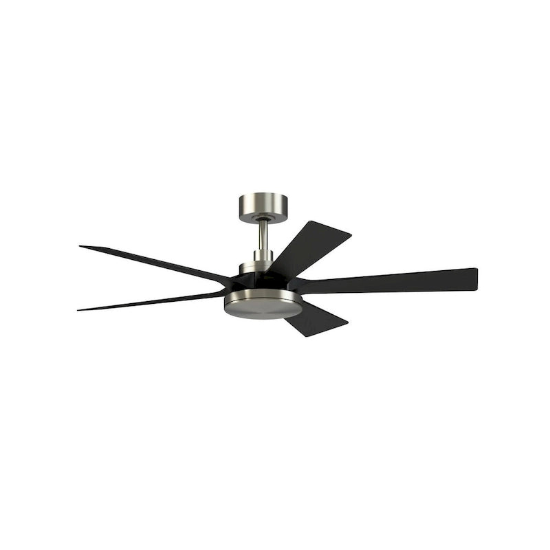 Ventilateur de plafond TorchAire 52 pouces pour intérieur/extérieur avec kit d'éclairage LED à température de couleur sélectionnable