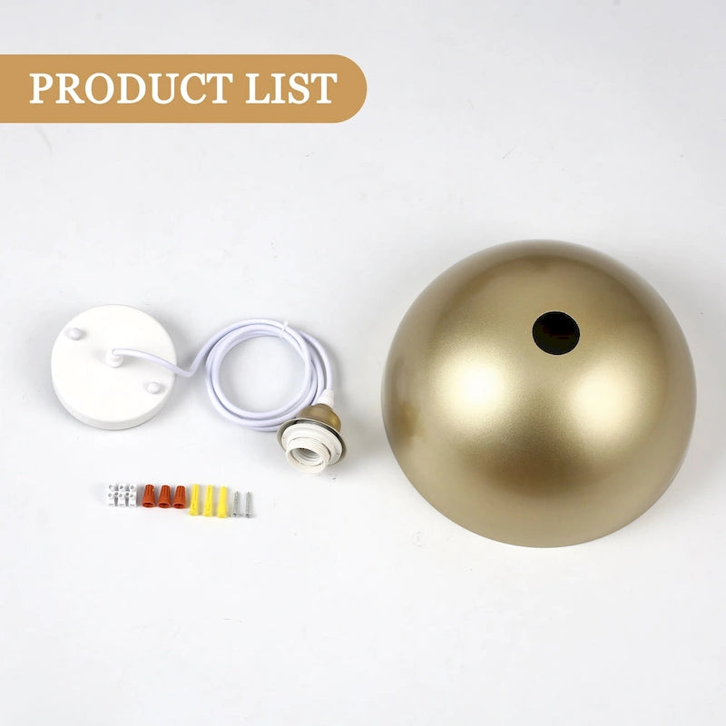 1 - Suspension à dôme simple de 11,8 W pour îlot de cuisine ou salle à manger (ensemble de 3) - L 11,81 po