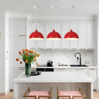 1 - Suspension à dôme simple de 11,8 W pour îlot de cuisine ou salle à manger (ensemble de 3) - L 11,81 po