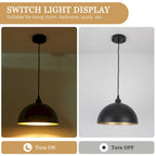 1 - Suspension à dôme simple de 11,8 W pour îlot de cuisine ou salle à manger (ensemble de 3) - L 11,81 po