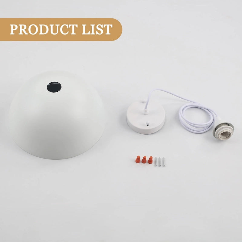 1 - Suspension à dôme simple de 11,8 W pour îlot de cuisine ou salle à manger (ensemble de 3) - L 11,81 po