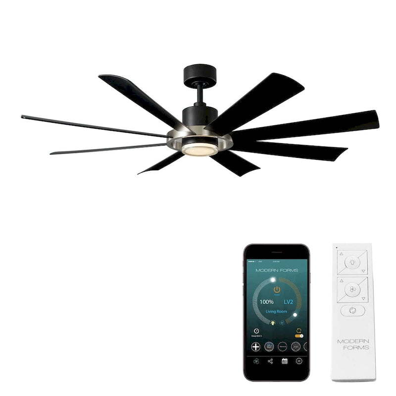 Aura Indoor or Outdoor 8-Blade 60in Smart Ceiling Fan - 60