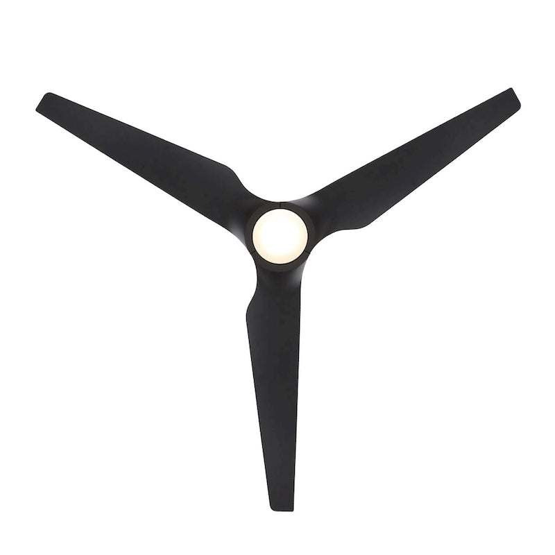 Ventilateur de plafond intelligent Stella pour intérieur/extérieur, 3 pales, 152 cm (60 po), avec DEL 3000 K et télécommande - 152 cm (60 po)