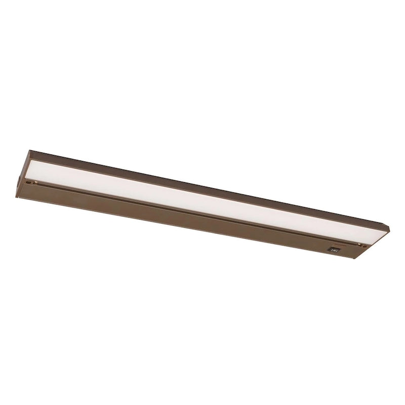 Noble Pro 22-inch Oil-Rubbed Bronze LED Under Cabinet, White Polycarbonate Shade