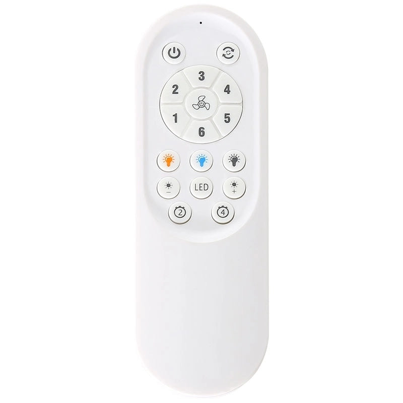 Ventilateur de plafond encastré de 52 pouces pour intérieur avec lumière LED et télécommande