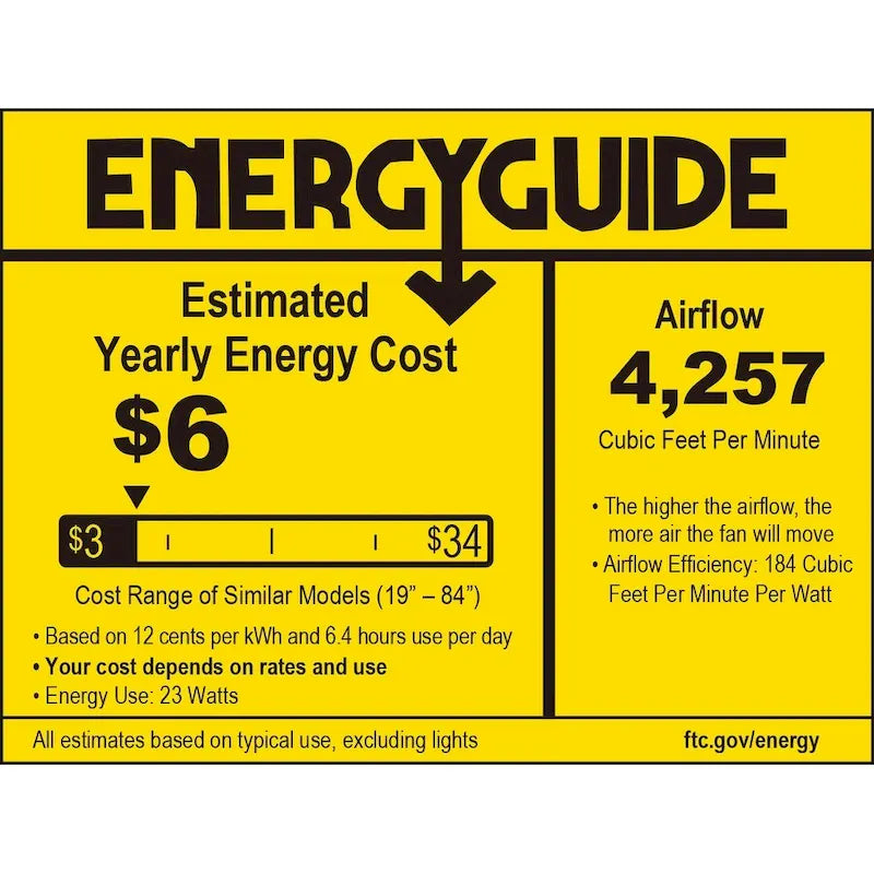 Ventilateur de plafond Kute5 de 132 cm (52 ​​pouces) pour intérieur/extérieur, pales blanches mates et laiton satiné brossé